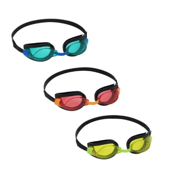 Bestway Aqua Burst Essential II Swimming 3-Pack Goggles, Assorted - 21096